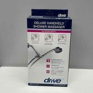 Drive Medical Deluxe Shower Spray Massager, Chrome